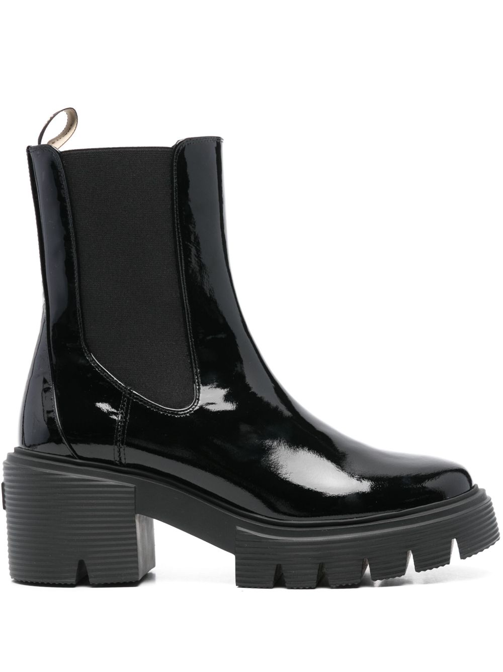 Stuart Weitzman Soho 低跟切尔西靴（4厘米） - 黑色