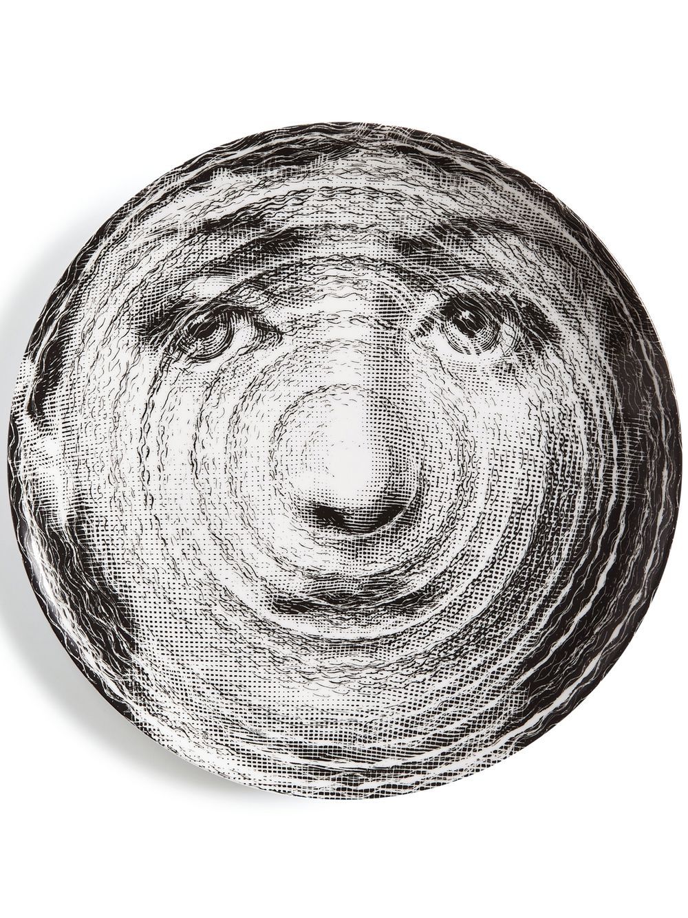 Fornasetti Tema e Variazioni n.188 装饰盘 - 白色
