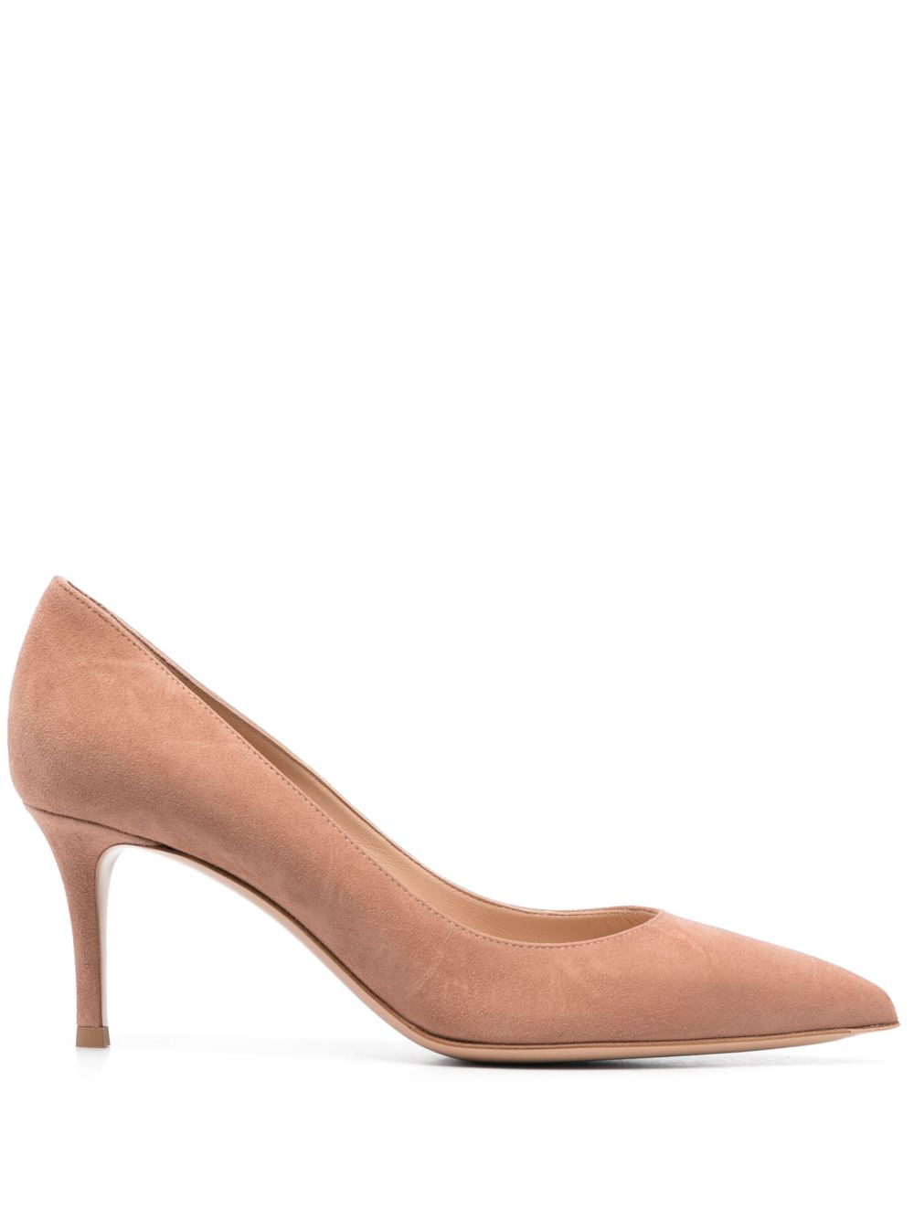 Gianvito Rossi 尖头中跟鞋 - 中性色