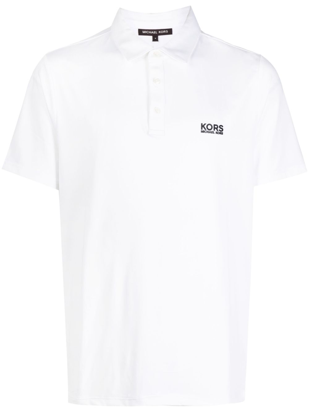 Michael Kors Golf logo印花polo衫 - 白色
