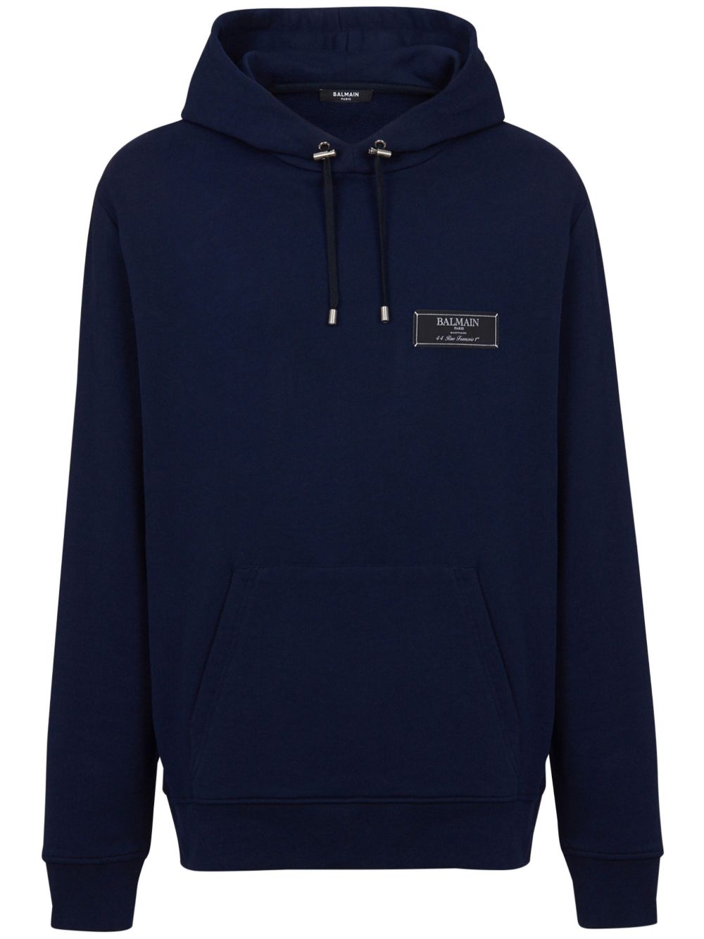 Balmain Pierre Balmain 棉连帽衫 - 蓝色