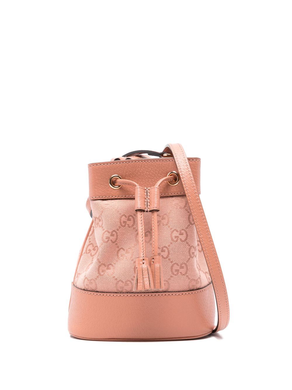 Gucci Ophidia 迷你水桶包 - 粉色