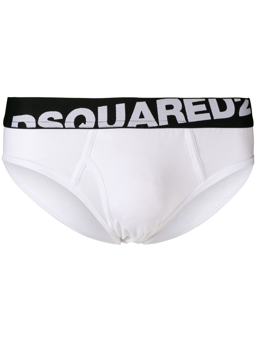 DSQUARED2 D2次方 标志腰带内裤 - 白色