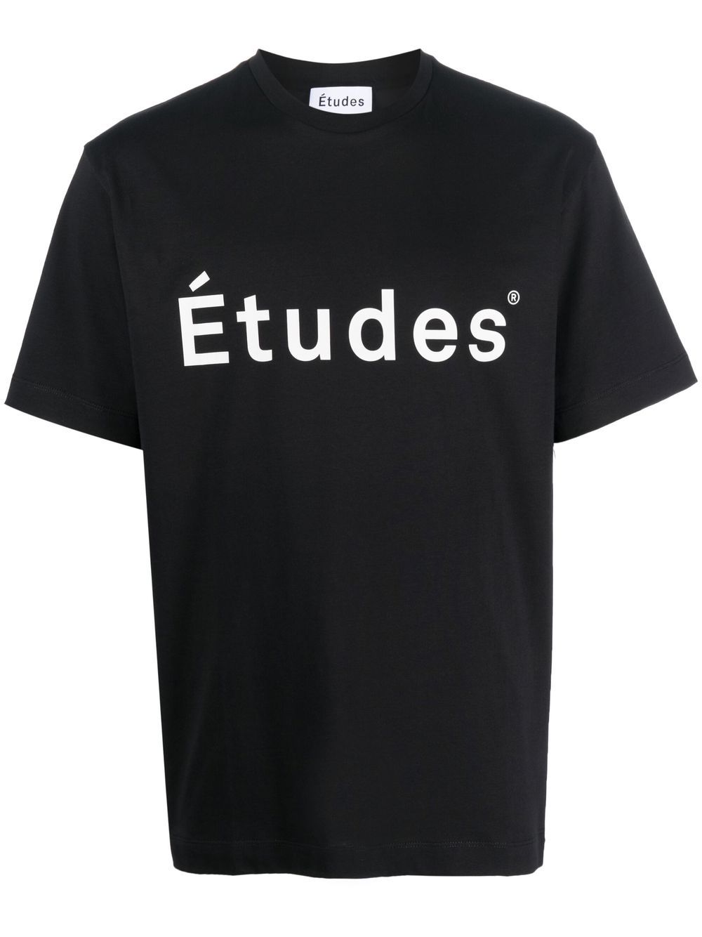 Etudes logo印花T恤 - 黑色