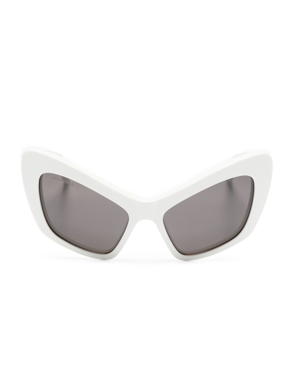 Balenciaga Eyewear Monaco 猫眼框太阳眼镜 - 白色