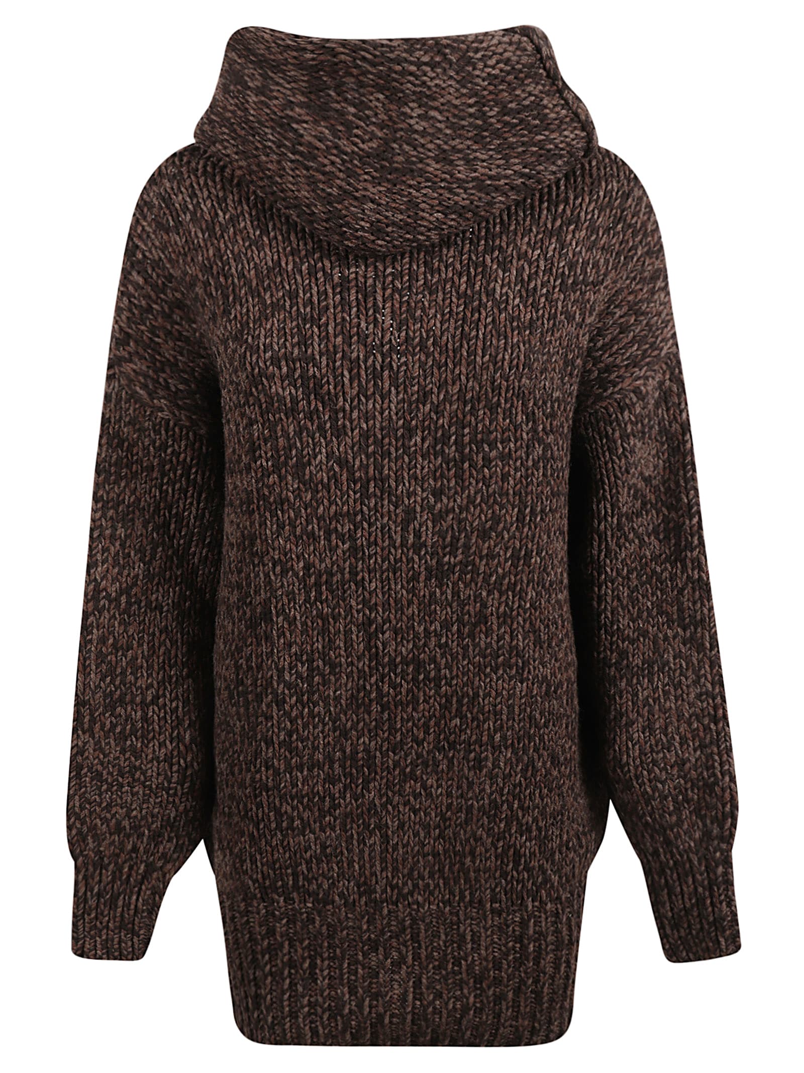 Alexander McQueen Hooded Knit Knitted Jumper