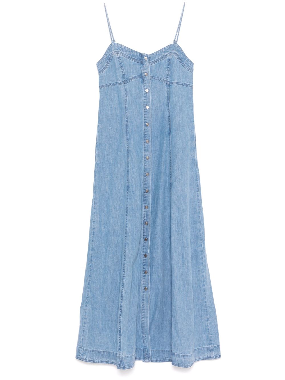 Free People Just Jill 连衣裙 - 蓝色