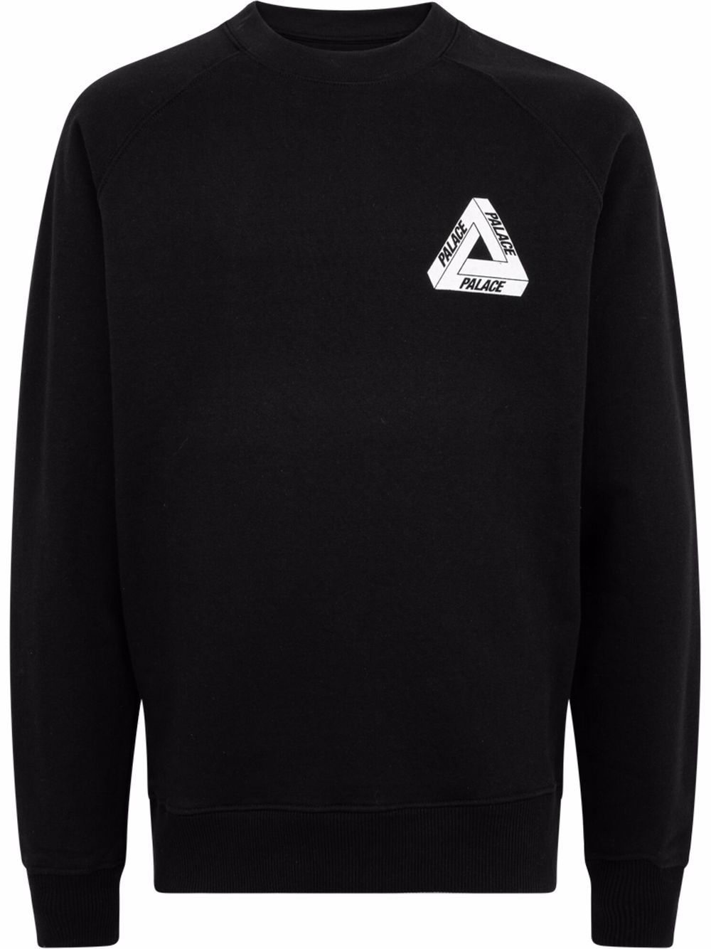 Palace Tri-Ferg 圆领卫衣 - 黑色