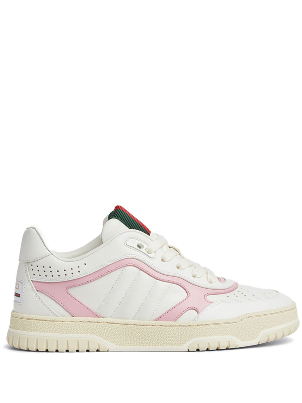 Gucci 皮质运动鞋 - 白色