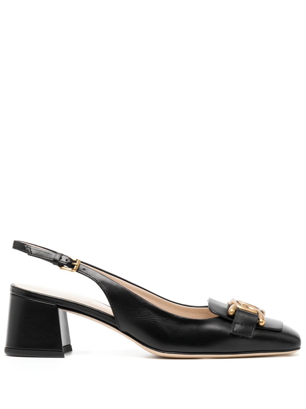Tod's Kate 裹踝中跟鞋 - 黑色