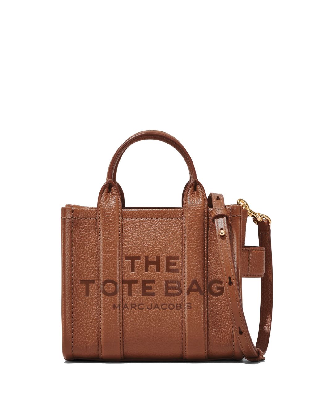 Marc Jacobs The Leather Crossbody Tote 手提包 - 褐色