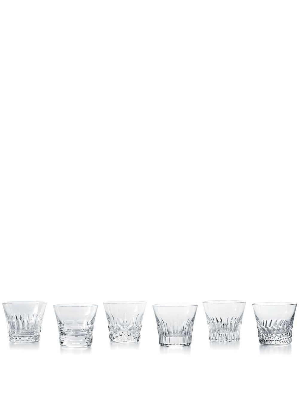 Baccarat Everyday 经典眼镜（六件装） - 中性色