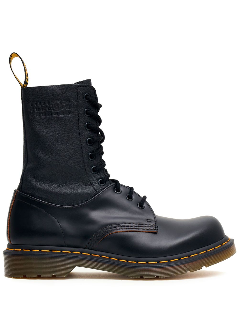 Dr. Martens x MM6 1490/1461 靴子 - 黑色