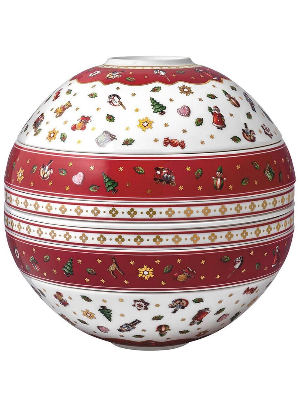 Villeroy & Boch 陶瓷碗盘（七件装） - 红色