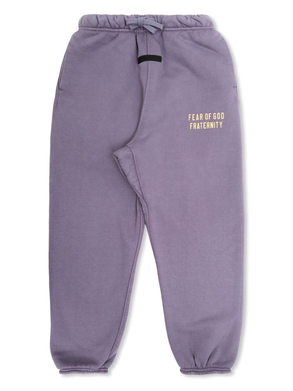 FEAR OF GOD ESSENTIALS KIDS logo印花运动裤 - 紫色