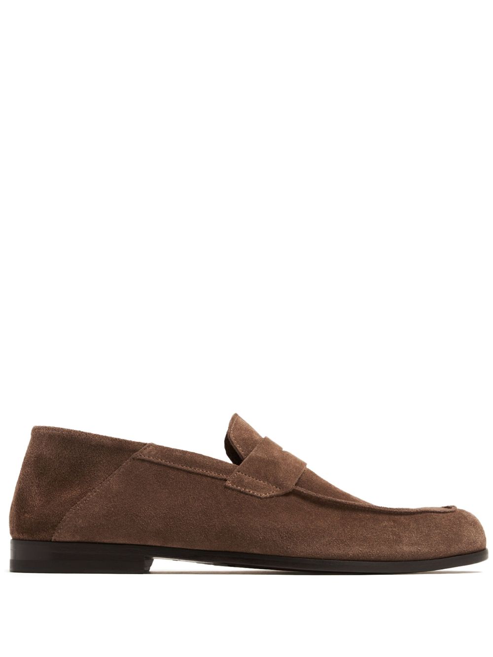 Harrys of London Wilson II 圆头乐福鞋 - 褐色