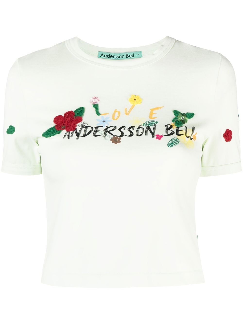 Andersson Bell Dasha 花卉花园logo T恤 - 绿色