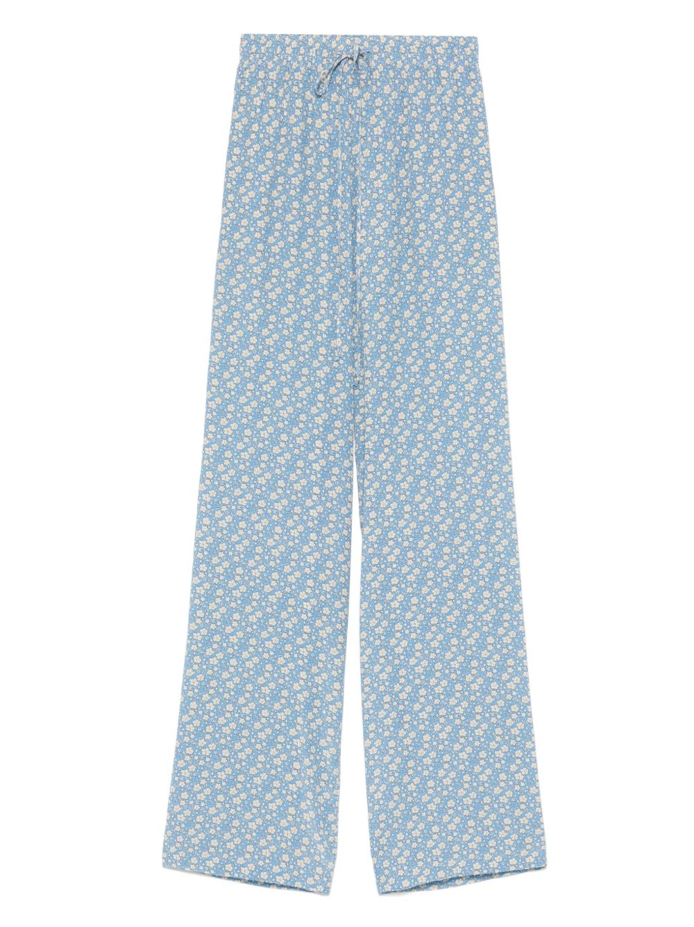 Ermanno Scervino 花卉印花睡裤 - 蓝色