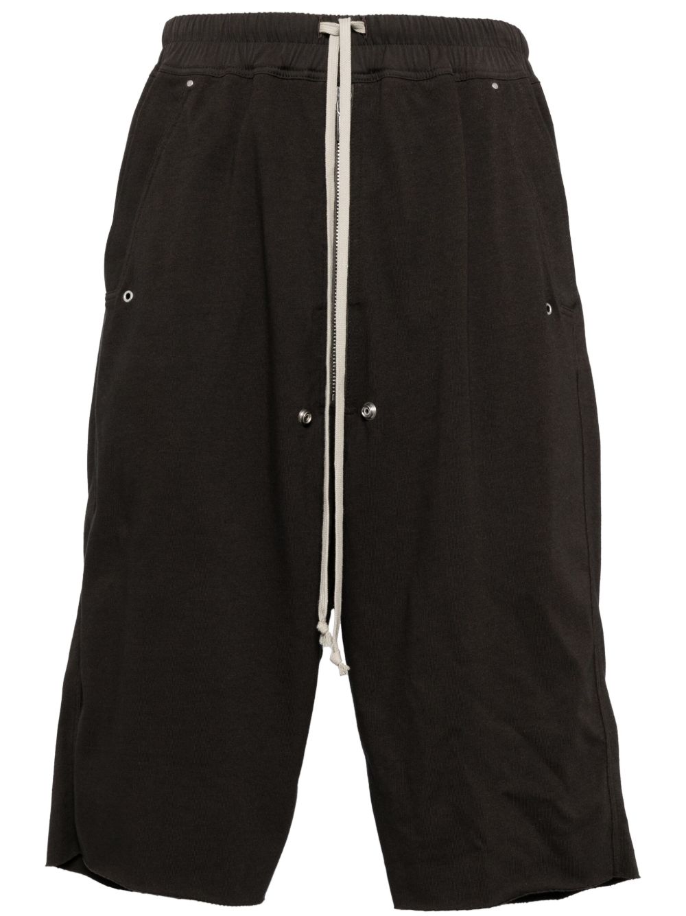 Rick Owens 垮裤设计短裤 - 灰色