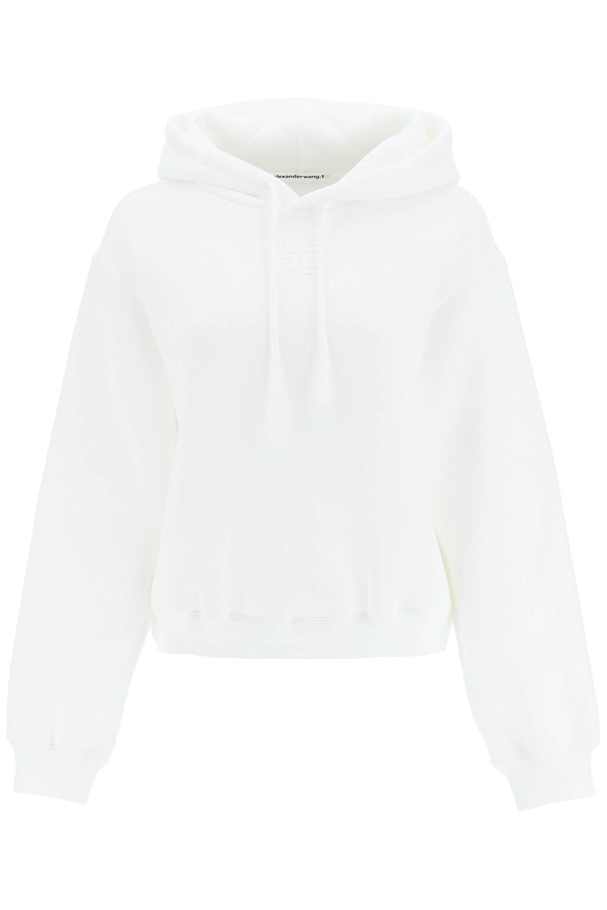 T by Alexander Wang 基础款华夫格连帽卫衣