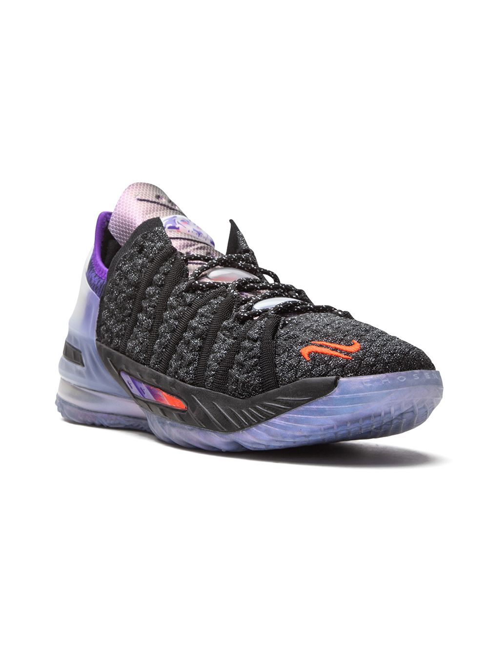 Nike Kids Lebron 18 NRG 高帮运动鞋 - 黑色