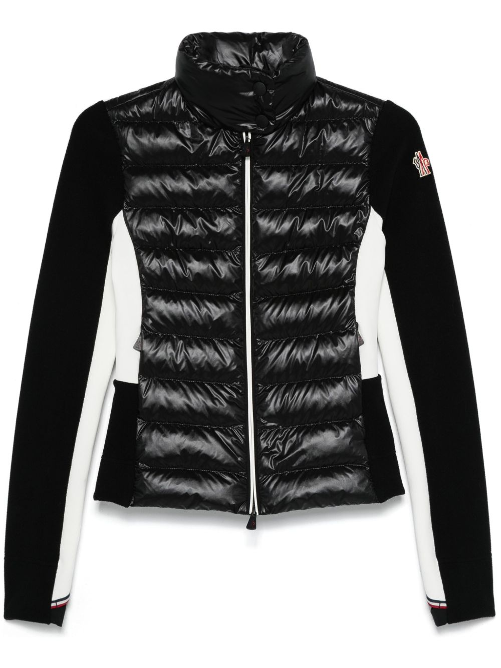 Moncler Grenoble 填充拉链卫衣 - 黑色