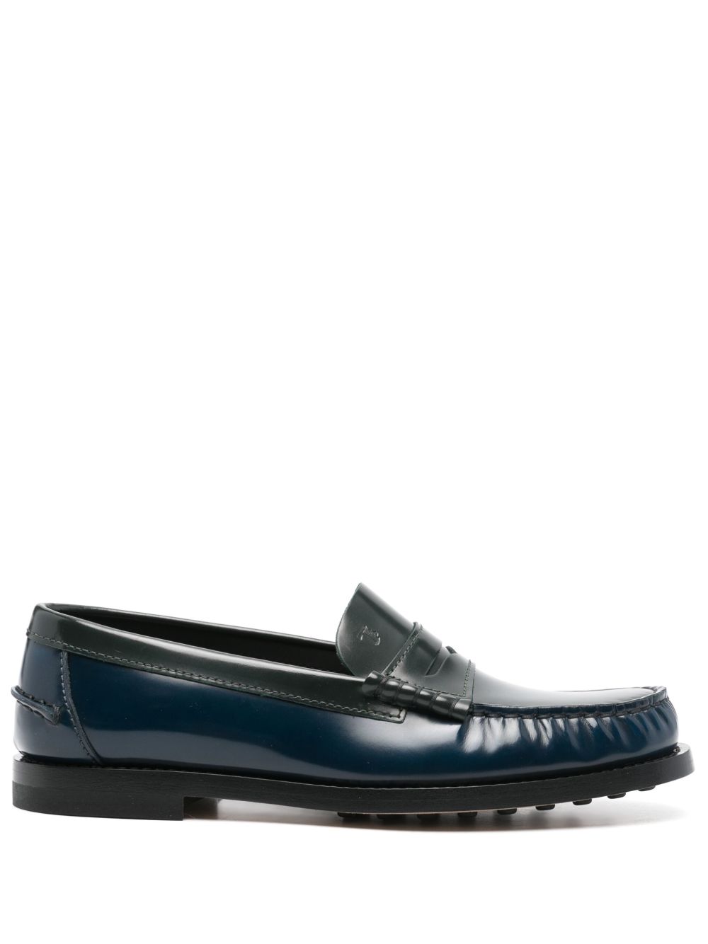 Tod's 皮质乐福鞋 - 蓝色