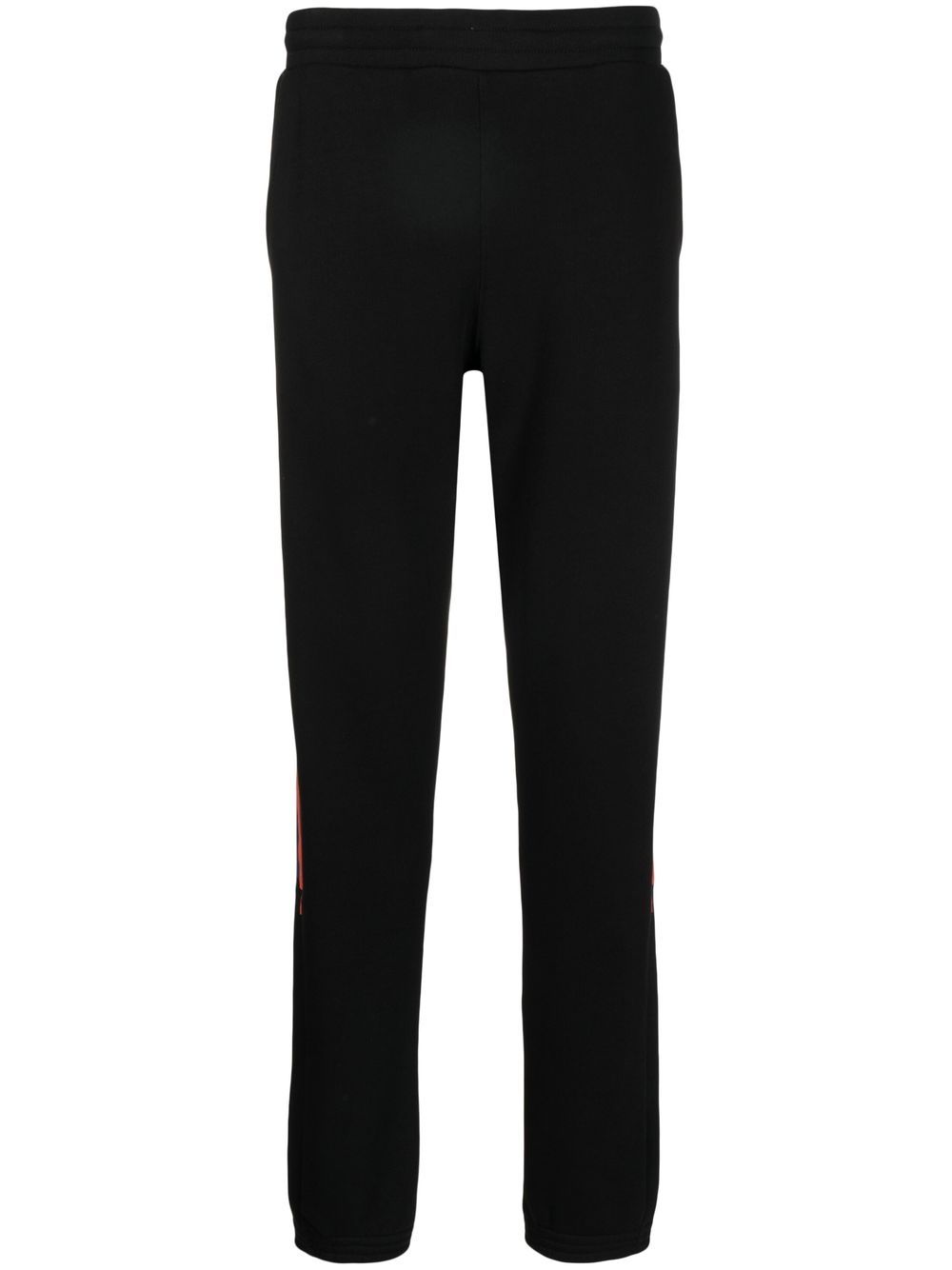 Paul Smith logo条纹锥形运动裤 - 黑色