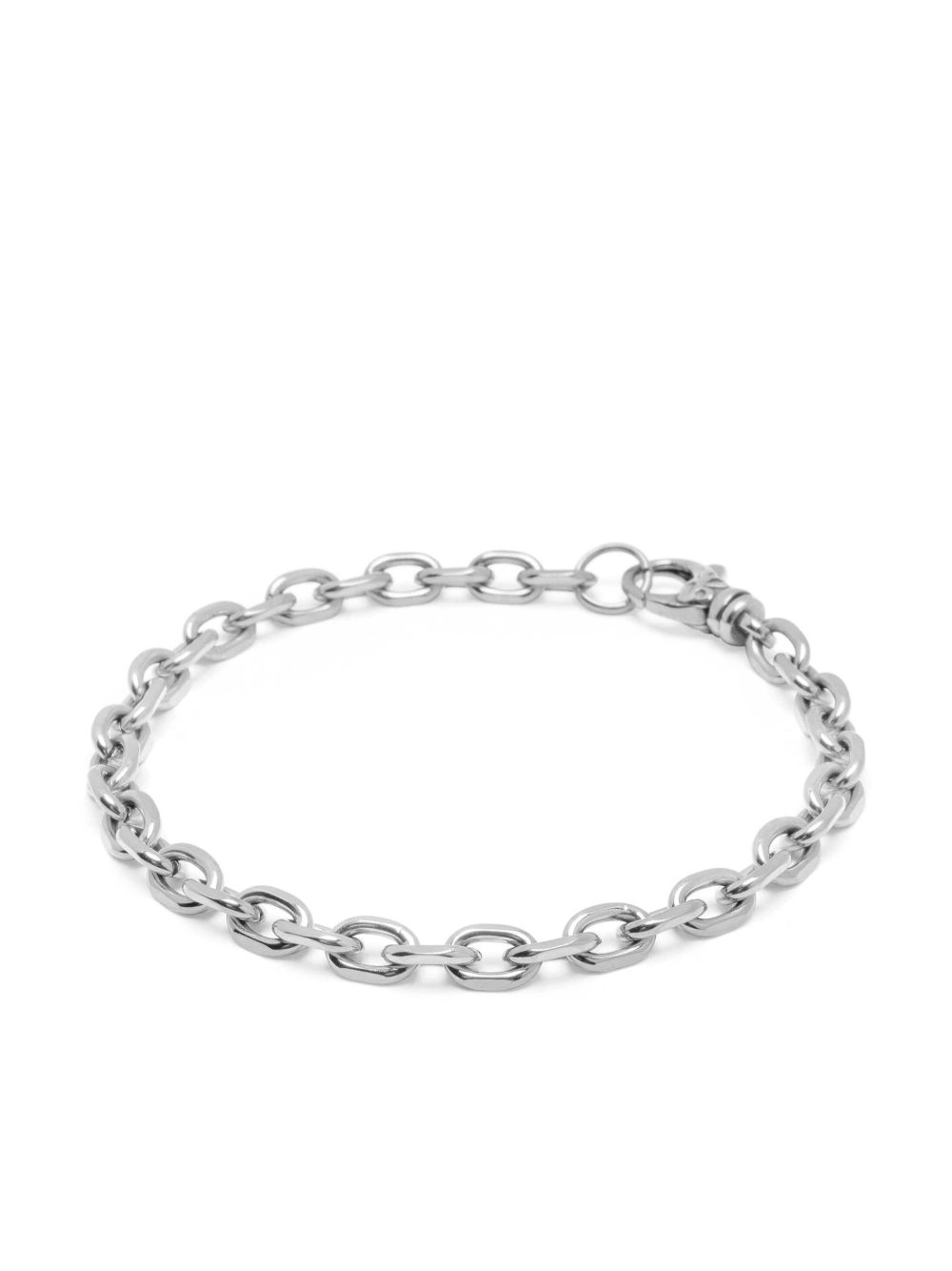 Nialaya Jewelry 粗链式手链 - 银色