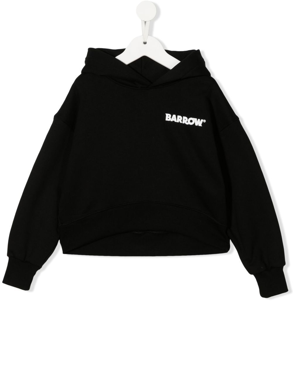 Barrow kids logo短款连帽衫 - 黑色