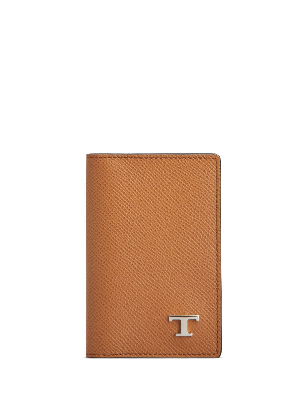 Tod's logo标牌对折钱包 - 褐色