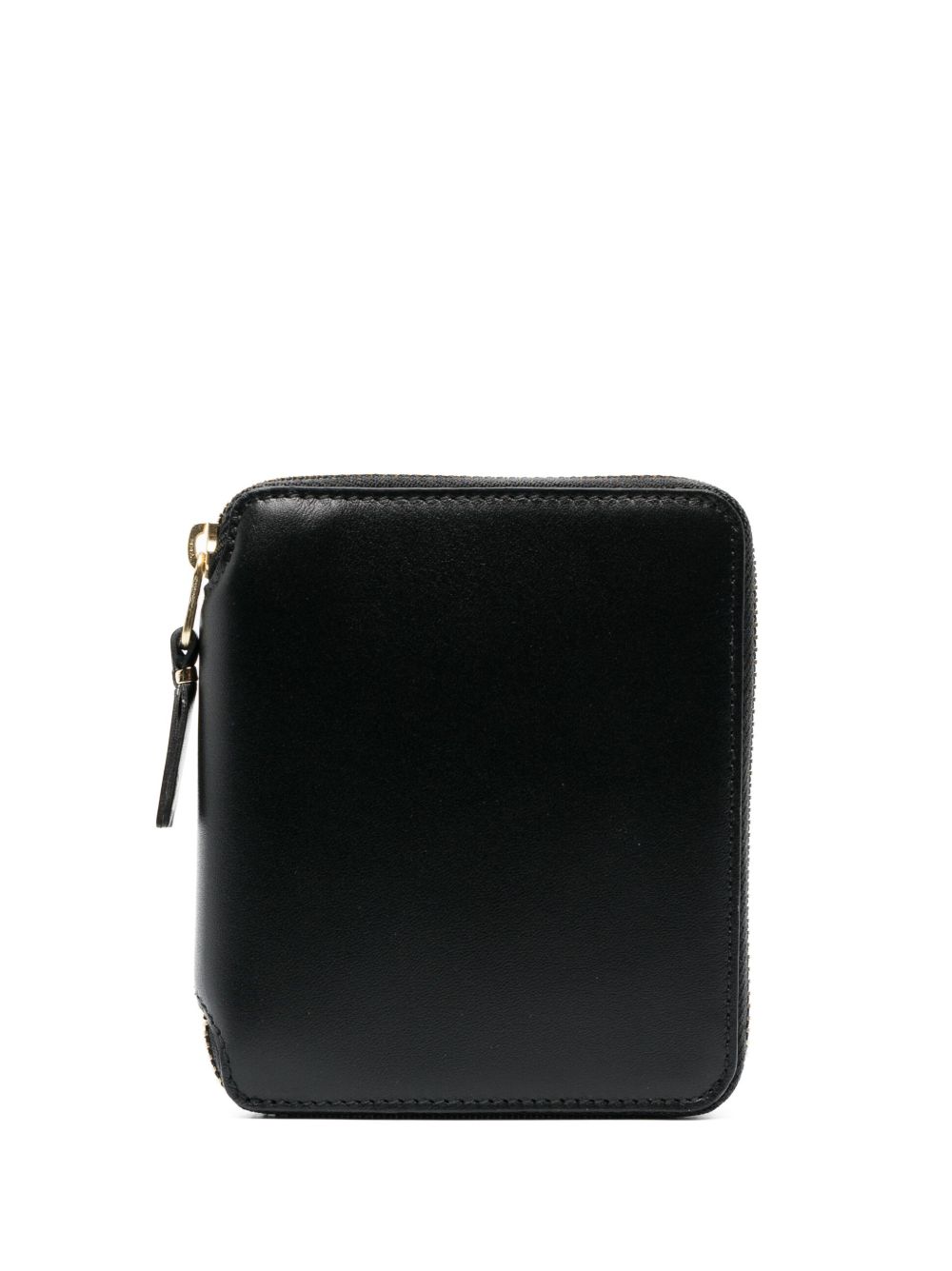 Comme Des Garçons Wallet 对折皮质钱包 - 黑色