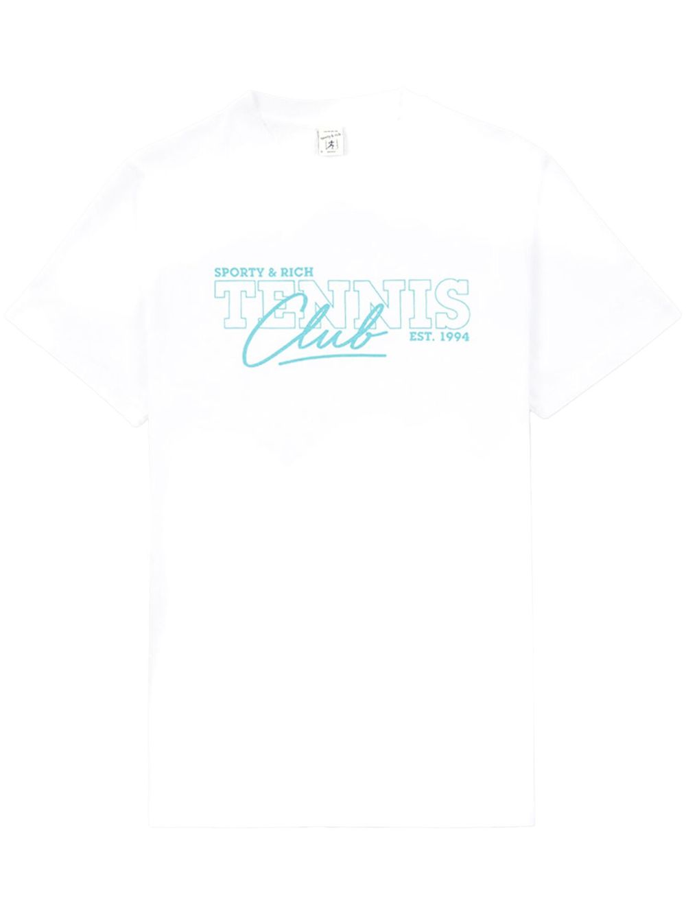 Sporty & Rich Tennis Club 80年代风格T恤 - 白色