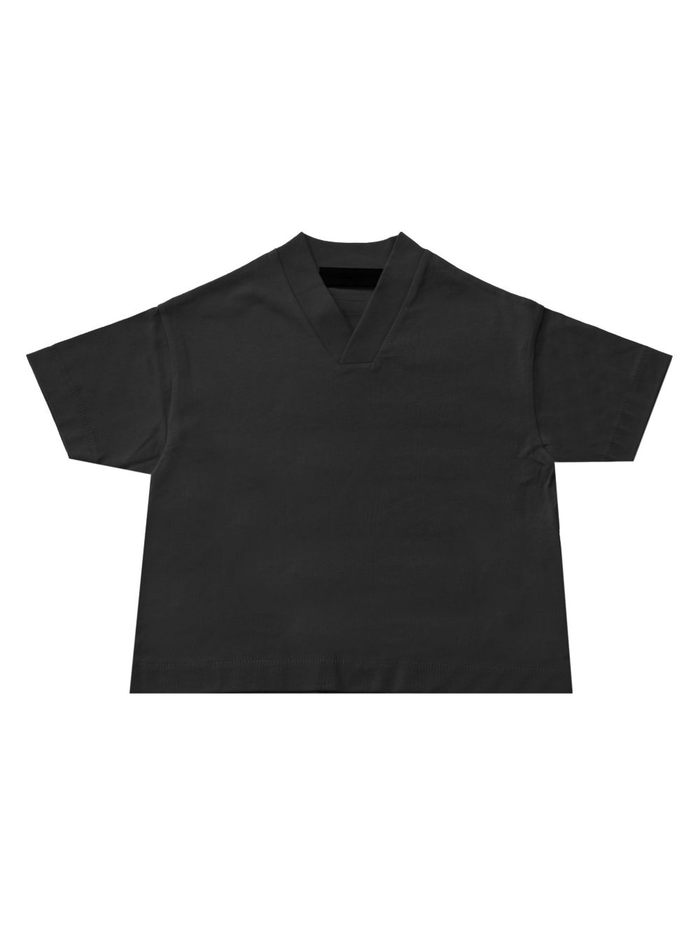 FEAR OF GOD ESSENTIALS KIDS V领棉T恤 - 黑色