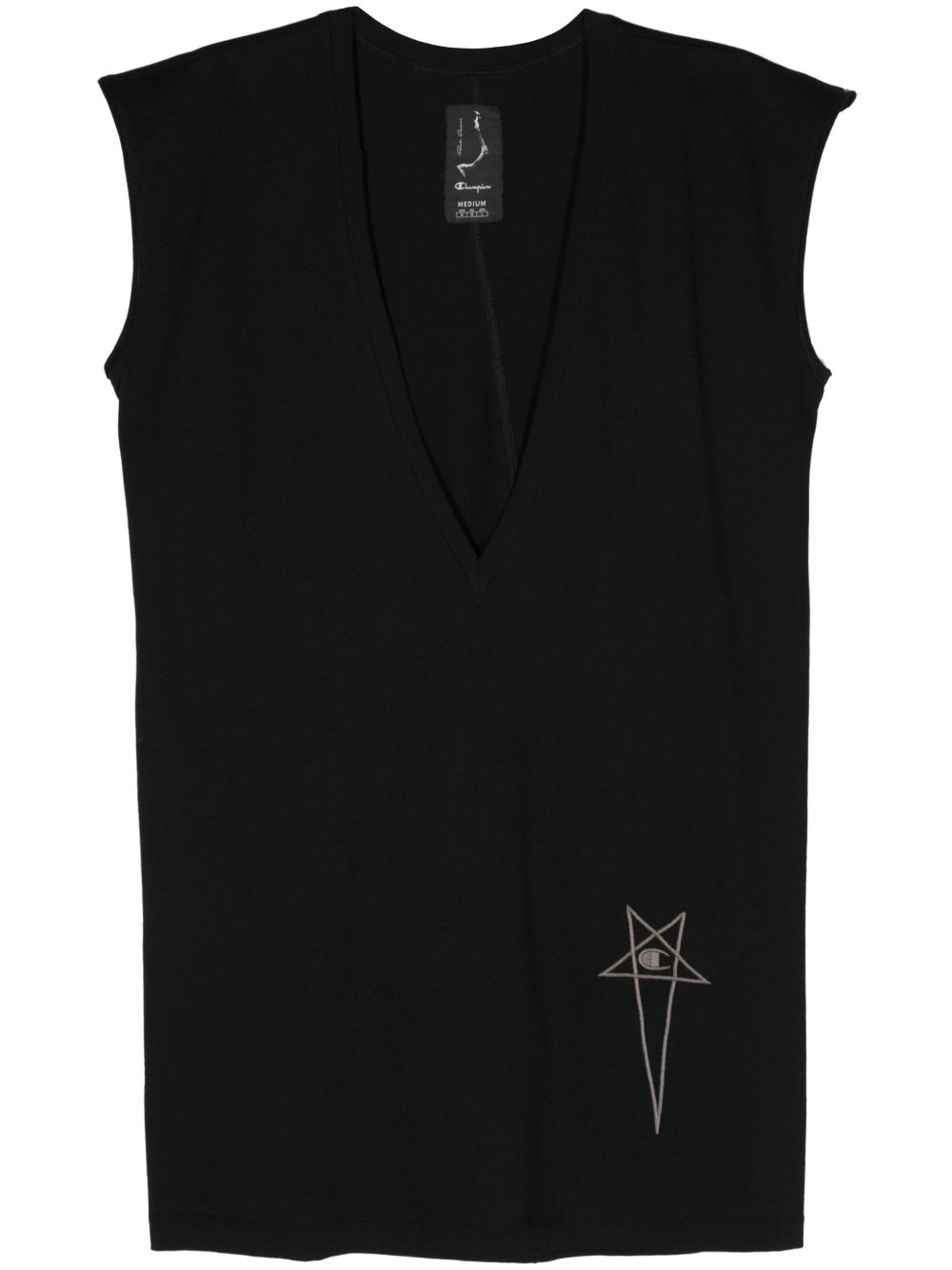 Rick Owens X Champion Dylan T 棉坦克背心 - 黑色