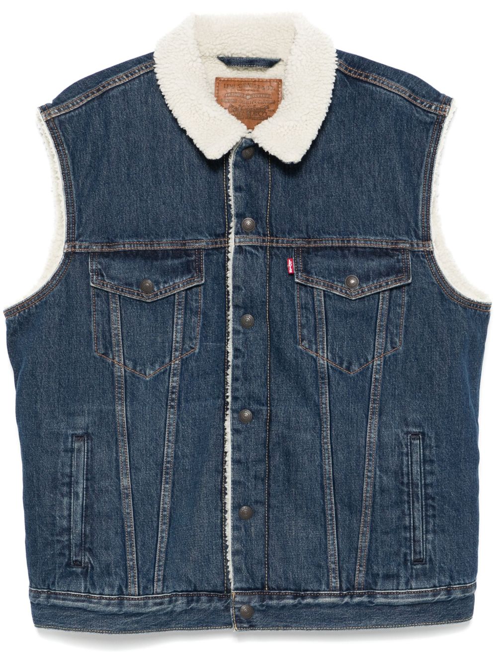Levi's Type III Trucker 马甲 - 蓝色