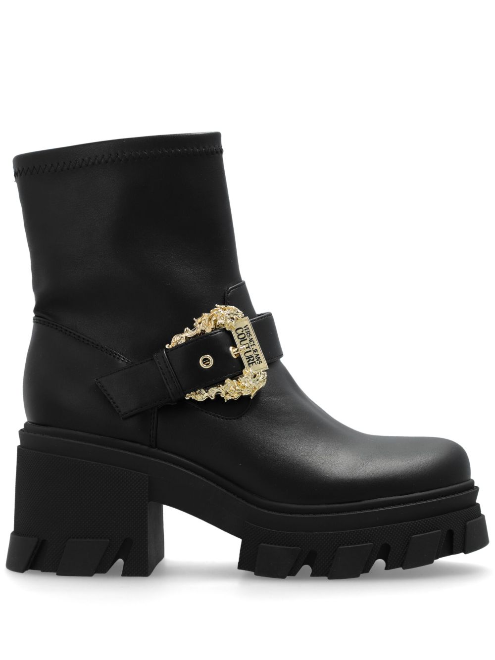 Versace Jeans Couture Sophie 高跟靴 - 黑色