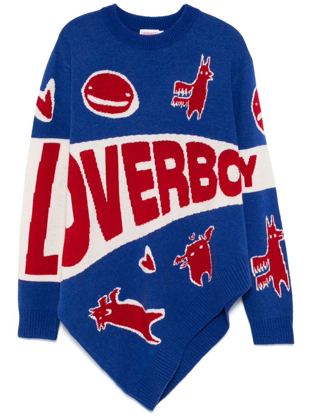 Charles Jeffrey Loverboy Topsy Turvy Loverboy Lojo 毛衣 - 蓝色