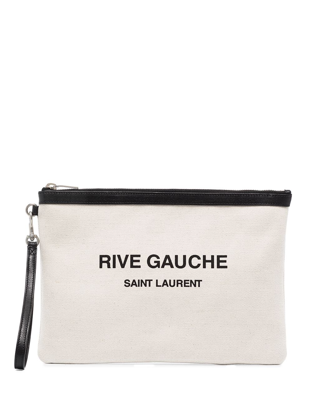 Saint Laurent Rive Gauche 帆布小袋 - 中性色