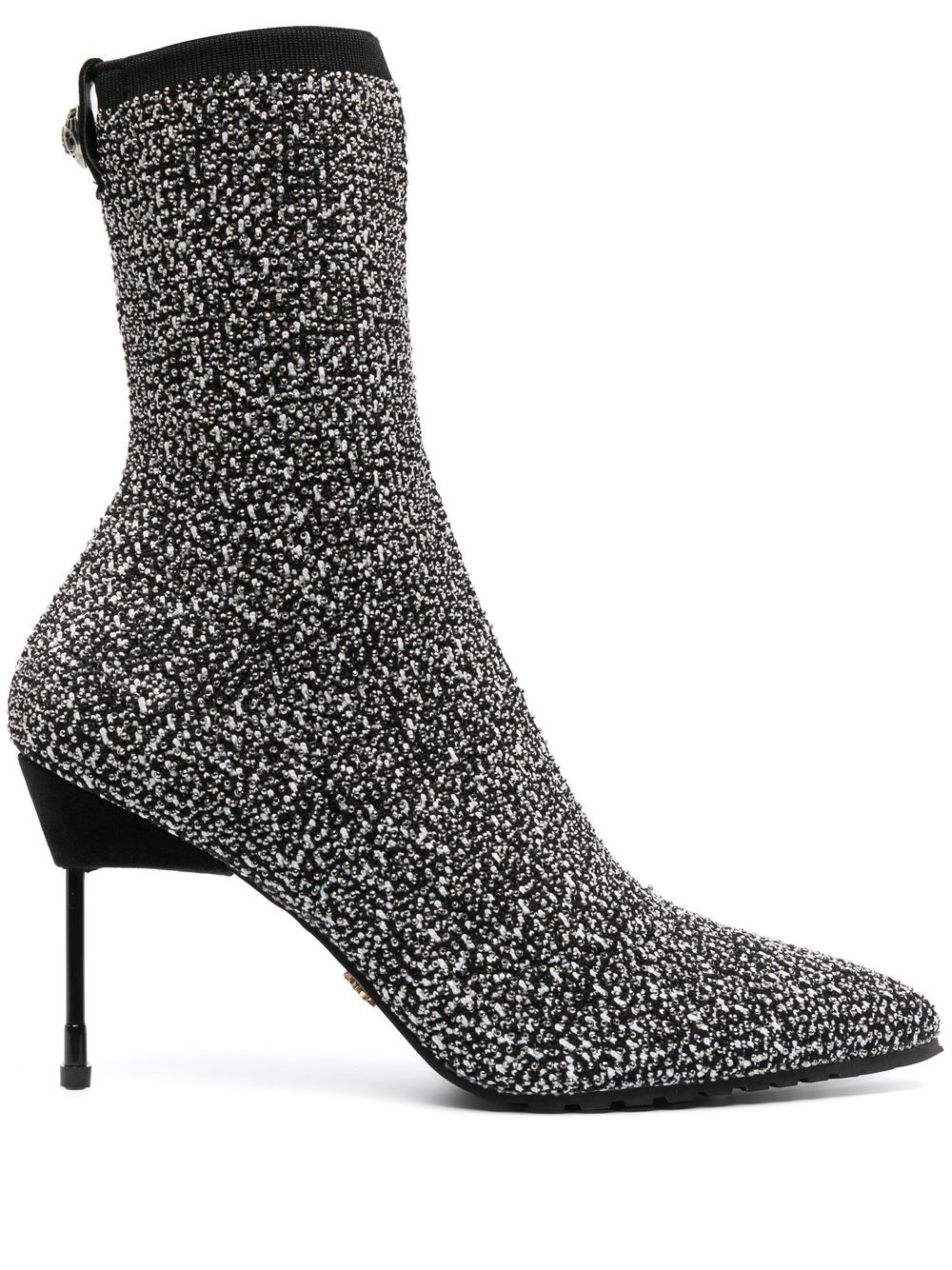 Kurt Geiger London 针织铆钉短靴 - 灰色