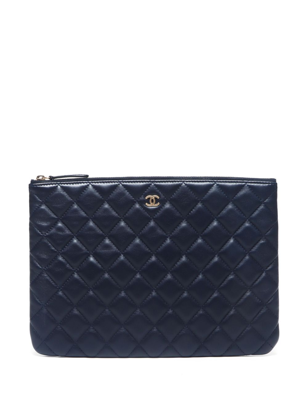 CHANEL Pre-Owned Coco Mark 手拿包（2015年典藏款） - 蓝色