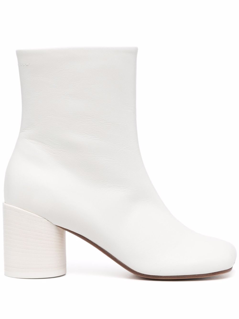 MM6 Maison Margiela Anatomic 中跟及踝靴 - 白色