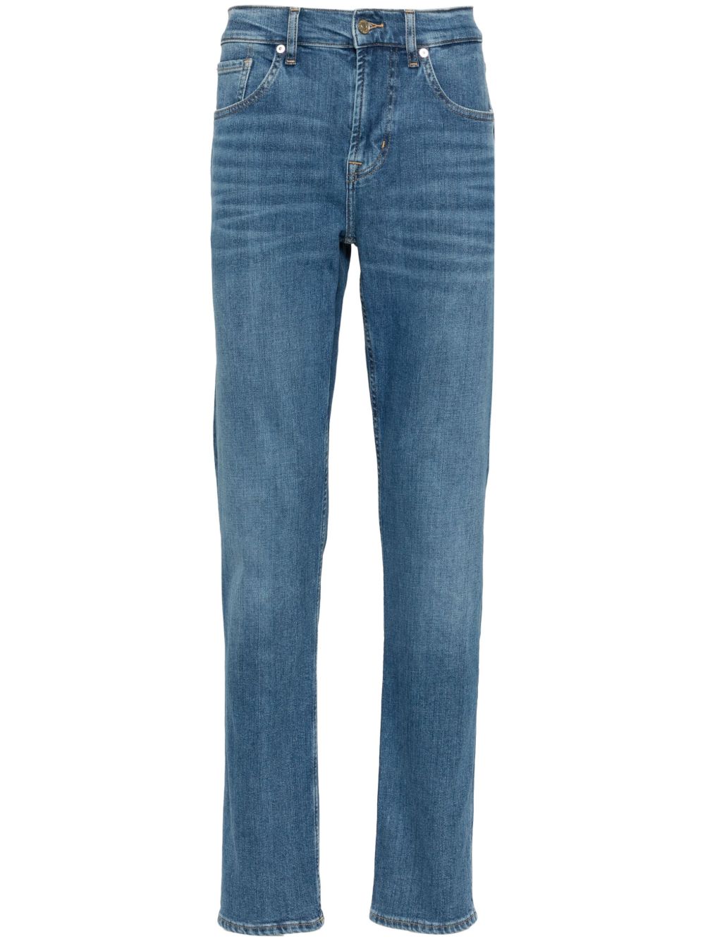 7 For All Mankind Slimmy 锥形牛仔裤 - 蓝色