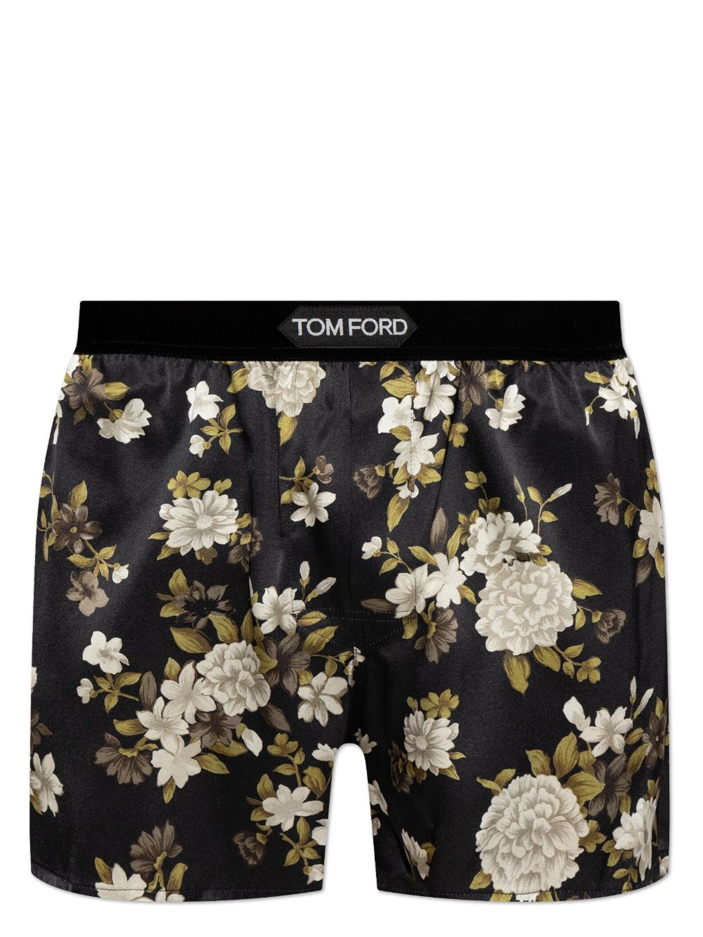 TOM FORD 缎面四角裤 - 黑色
