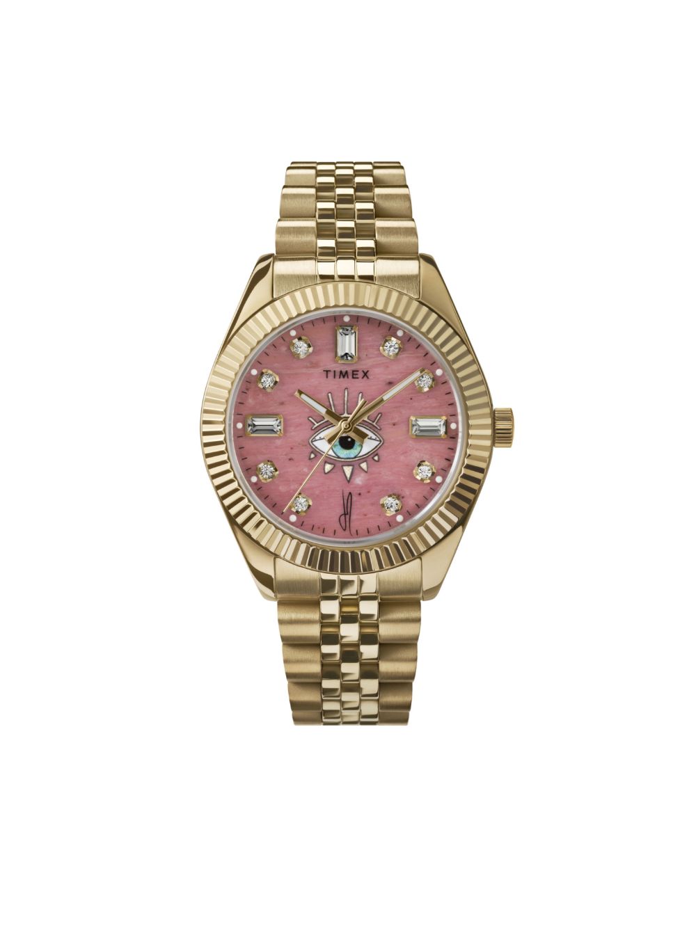 TIMEX x Jacquie Aiche Evil Eye 36毫米腕表 - 粉色