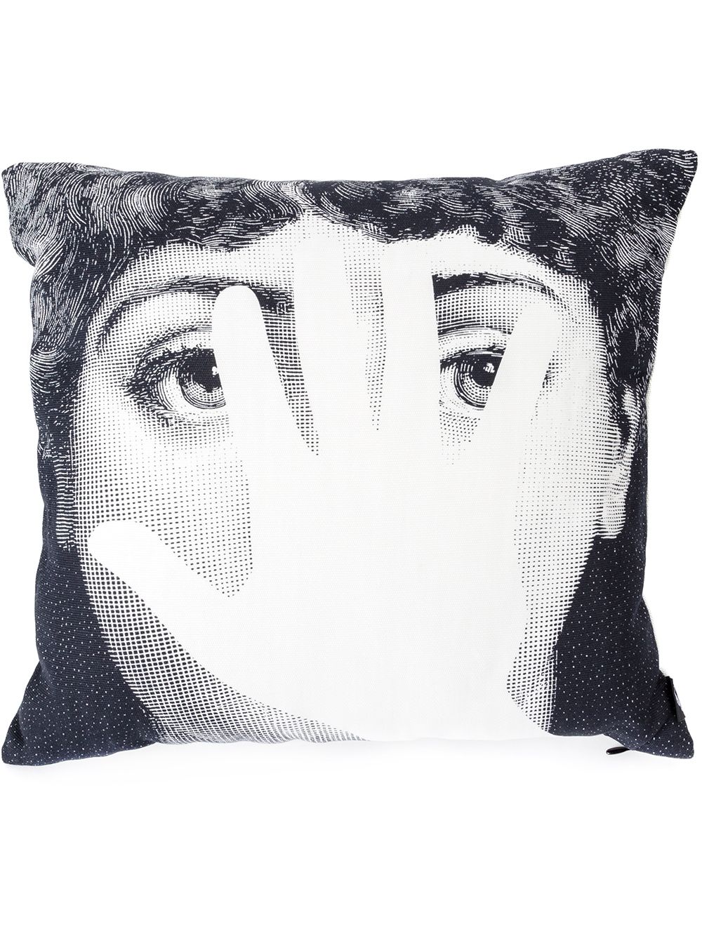Fornasetti Mano photograph-print cushion - 白色