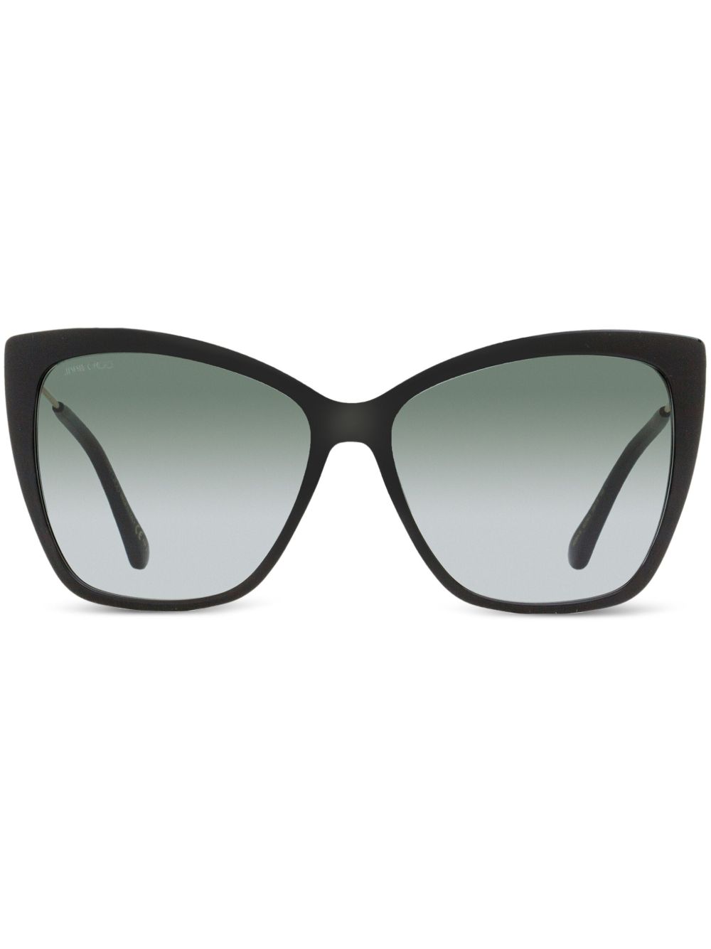 Jimmy Choo Eyewear Seba 蝴蝶形太阳眼镜 - 黑色
