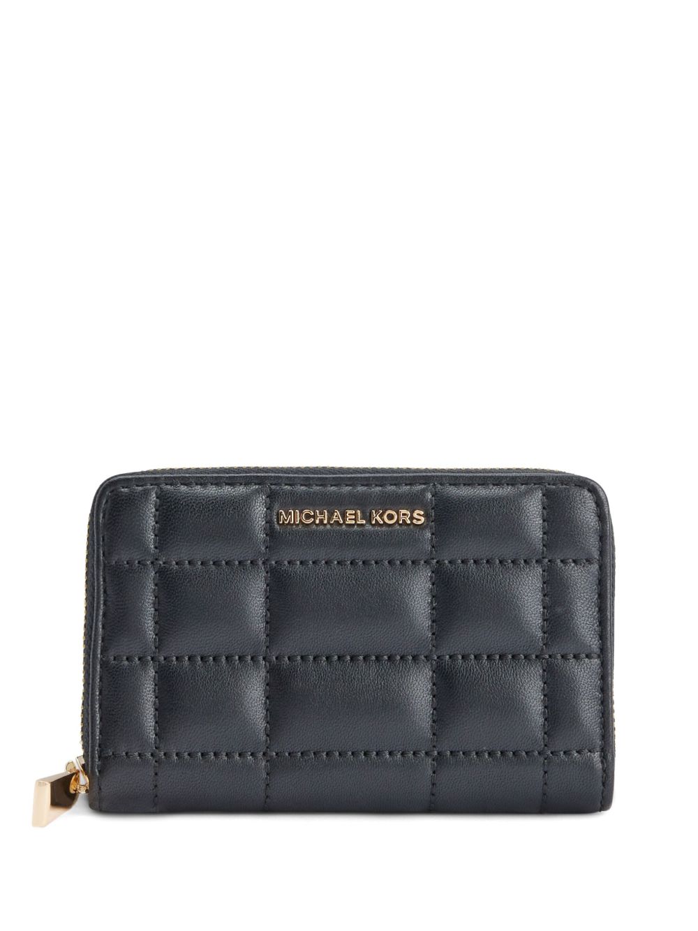Michael Kors Jet Set 小号绗缝钱包 - 黑色