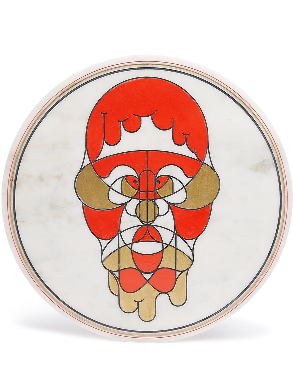 Editions Milano Marblelous IX 盘子（32厘米） - 白色