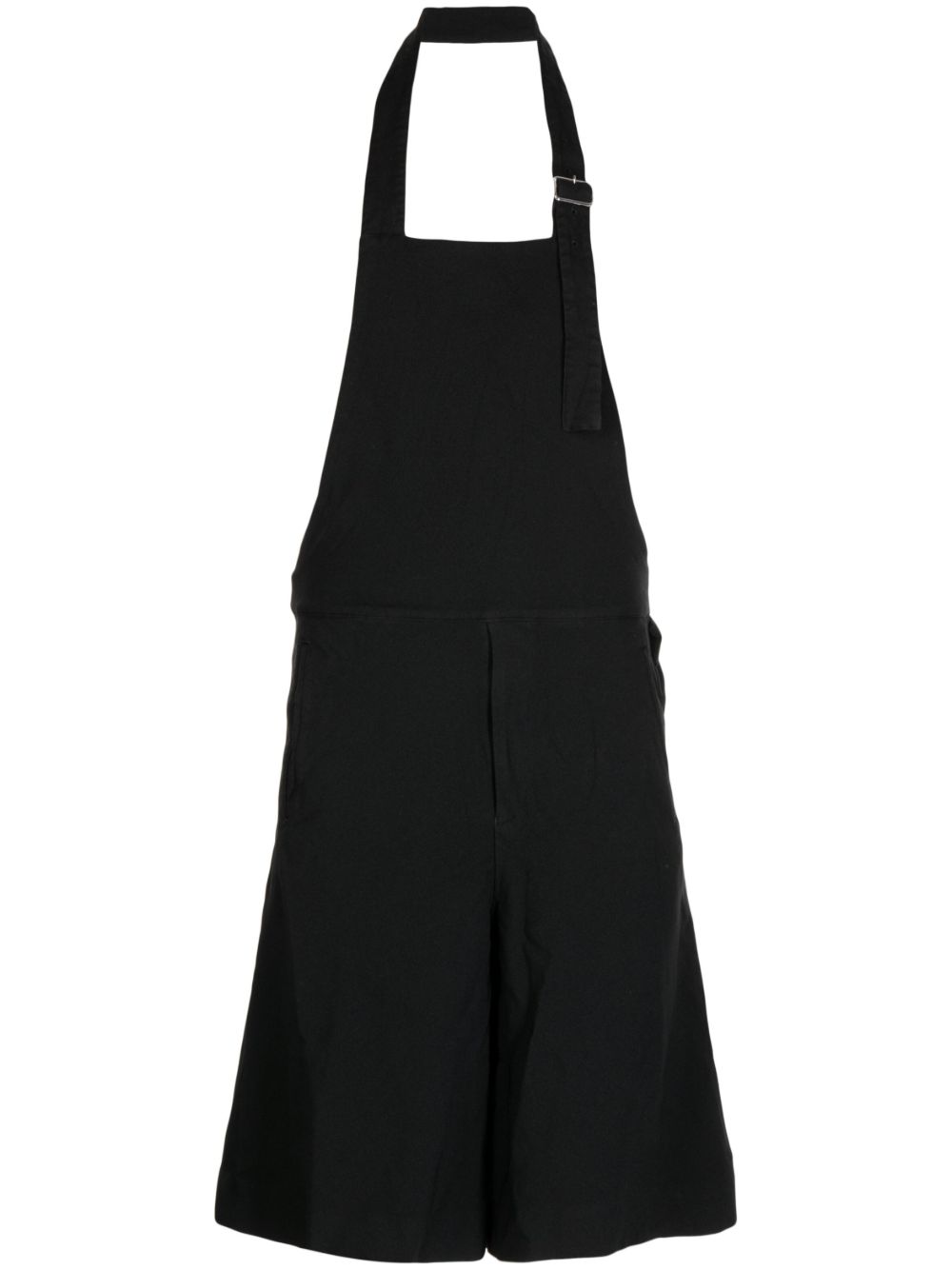 Comme des Garçons Homme Plus 挂脖背带短裤 - 黑色
